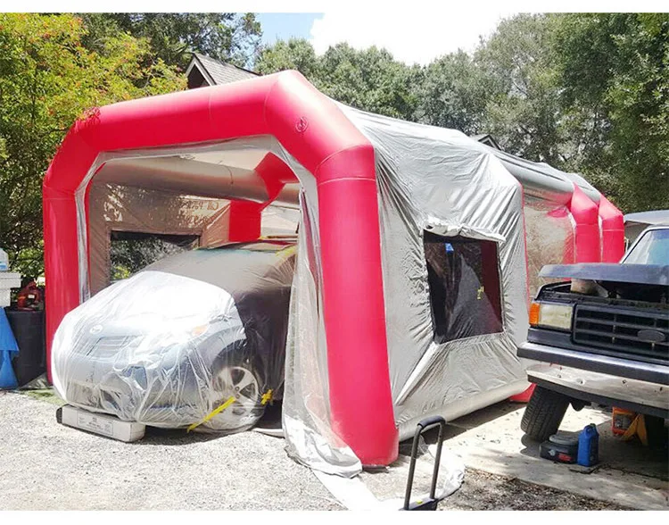 portable inflatable car spray booth customized inflatable car automotive paint booth for sale
