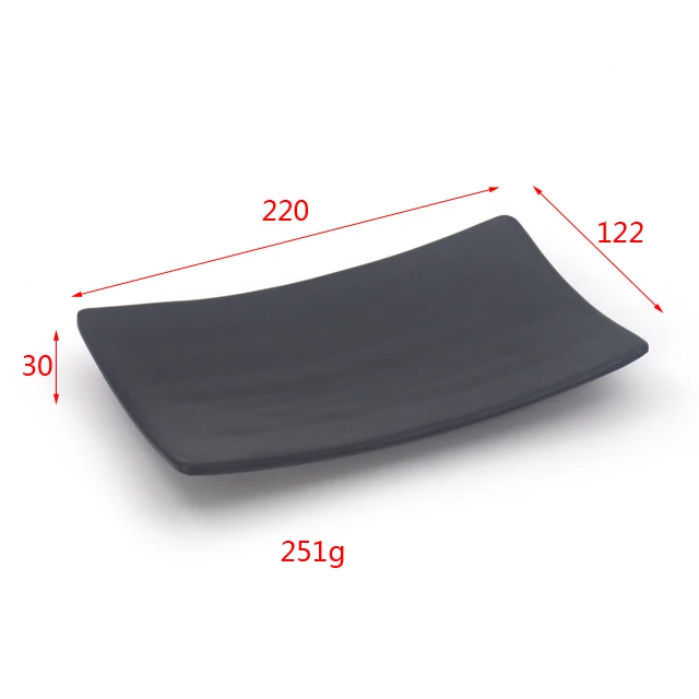 Черные Тарелки и блюда из меламина для суши