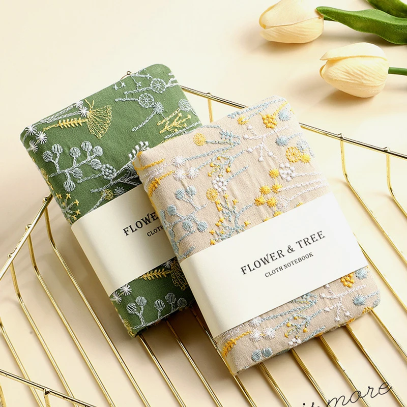 ULi Hardcover fabric linen Journal Notebook for women Writing and Note