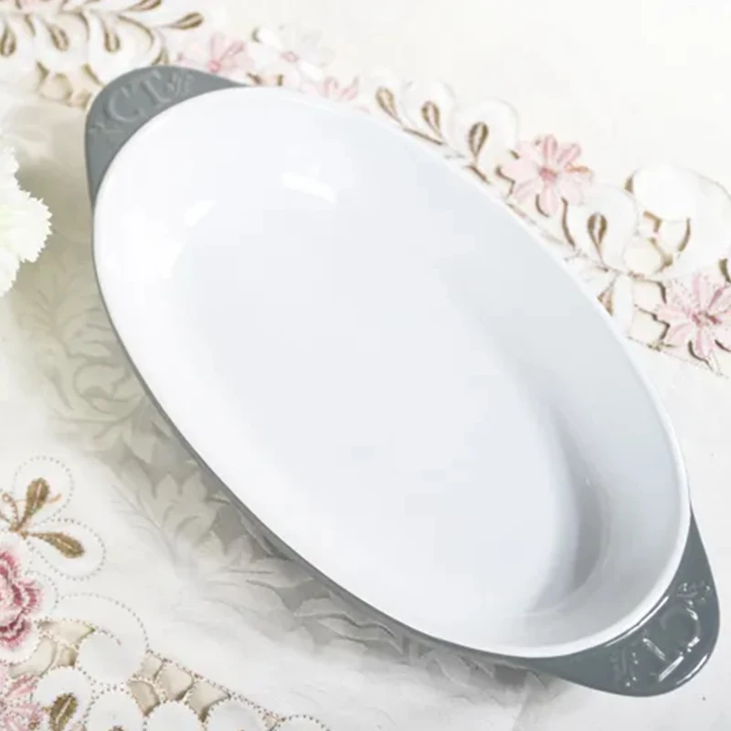 Baking Bread Box Paper Bread Pan Baking Mold Oven Food Tray Custom Ceramic Plate