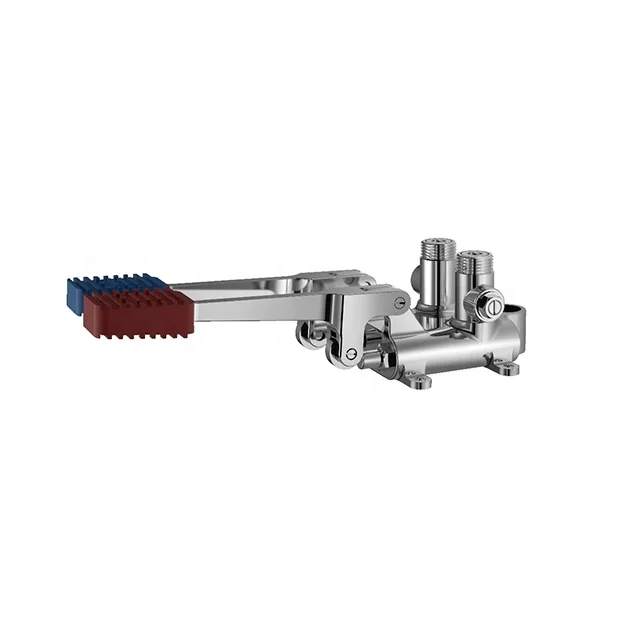 Heath brass good price brass foot pedal tap mixer faucet, foot operated tap