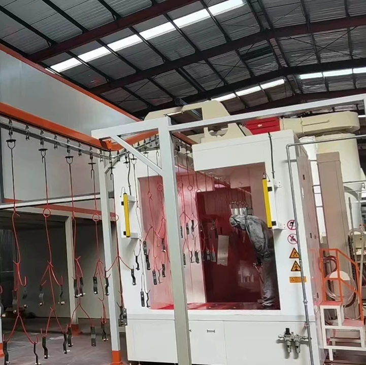 Full Automatic Spray Machines  Powder Coating Line System with Grating System