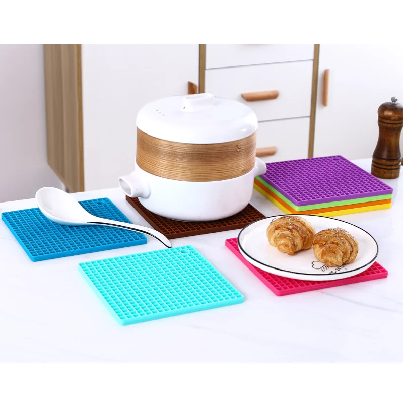 Heat Resistant Custom Counter Table Mat Silicone Countertop Protector with high quality silicone table mat