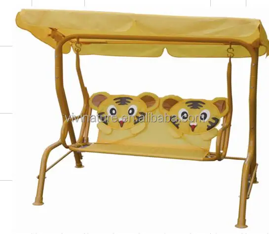 outdoor patio kid swing for 2 seats