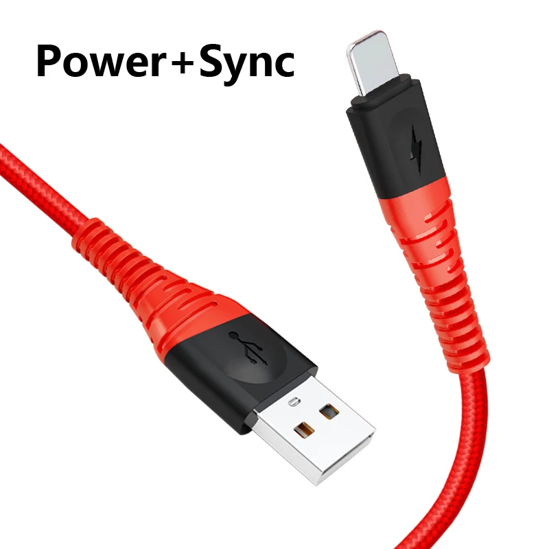  USB-кабель для зарядки и синхронизации нейлоновый Плетеный с разъемом Lightning прочный 8 Pin Iphone зарядка передача данных полиэтиленовый мешок oem