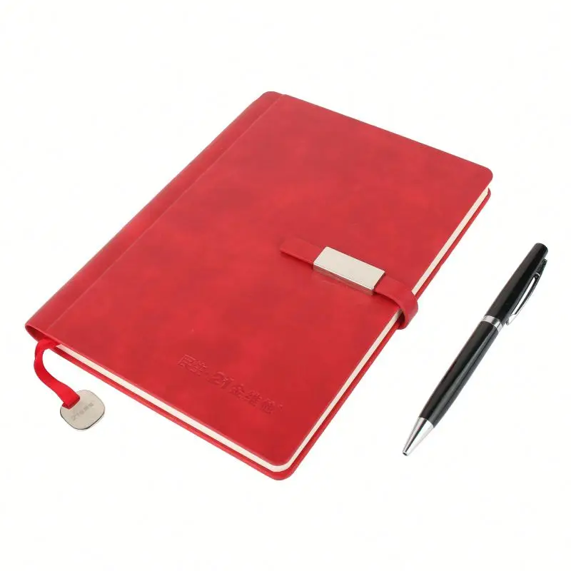 
Высококлассный пользовательский блокнот в твердой обложке из искусственной кожи для дневника, ежедневника, блокнота с магнитной застежкой, блокнот-планировщик с держателем для ручки и металлической подвеской 