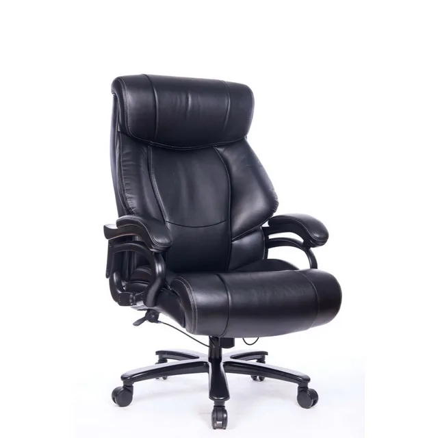 Heavy Duty  Leather Executive Chair Massage Luxury Office Chair For Big Boss