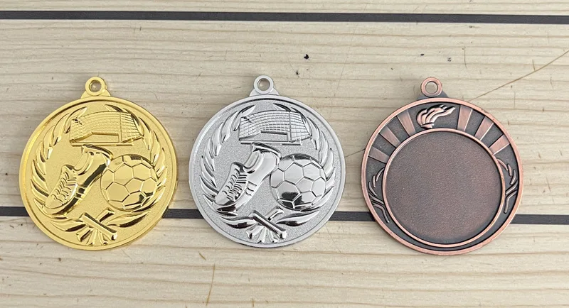 Championship Trophy Medals with Custom Ribbons Unique Custom Sports Medals for Winners
