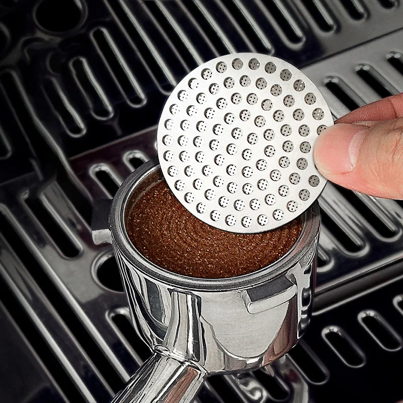 Espresso Coffee Shower Puck Filter Screen Stainless Steel Reusable Coffee Filter Disc Mesh