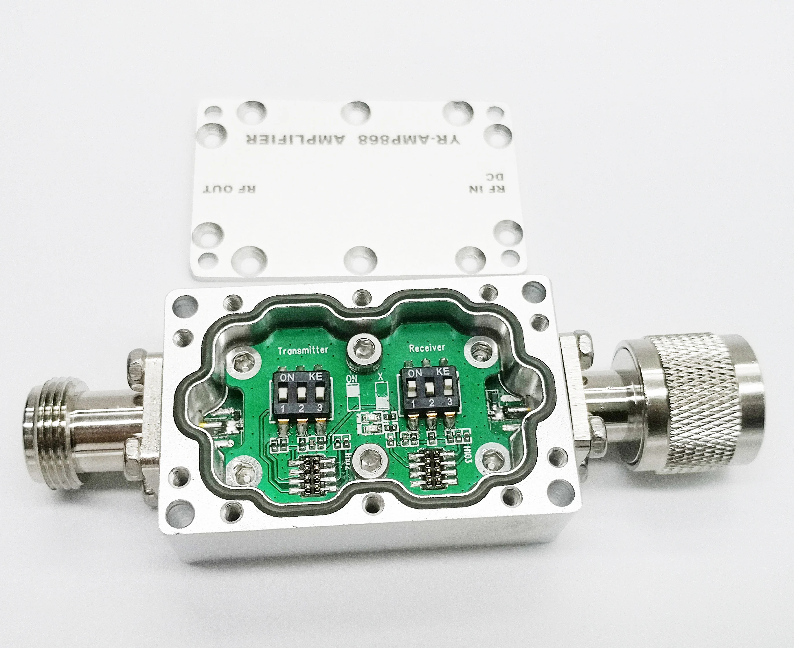 Best Verified Waterproof High Rejection Low Noise Figure Gain Adjustable  915Mhz RF Amplifier For Helium Hotspot Signal Booster