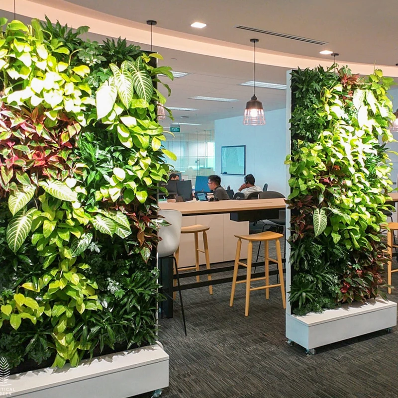 artificial plants backdrop for restaurant  artificial flowers decoration