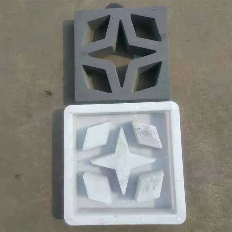 rubber Paver mold concrete interlock tile molds