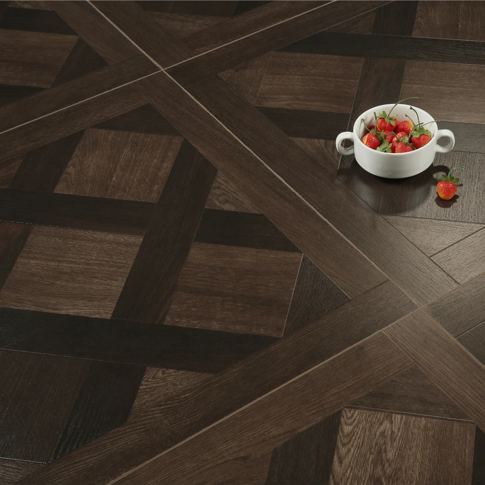 High quality interlocking hdf wood parquet flooring in morocco