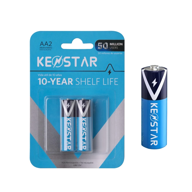 2024 Hot Sale Pilas Alcalina Size LR6 Type AM3 Primary Dry Cell 1.5v Aa Battery Alkaline For Pulse Ox Fingertip