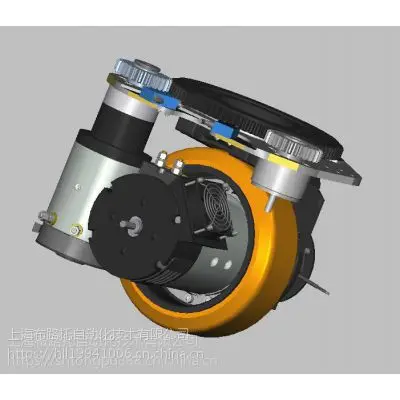 OEM 1100W 48V Robot Steerings AGV Forklift Accessories Electric Hub Brushed DC Motor AGV Driven Wheel Omni