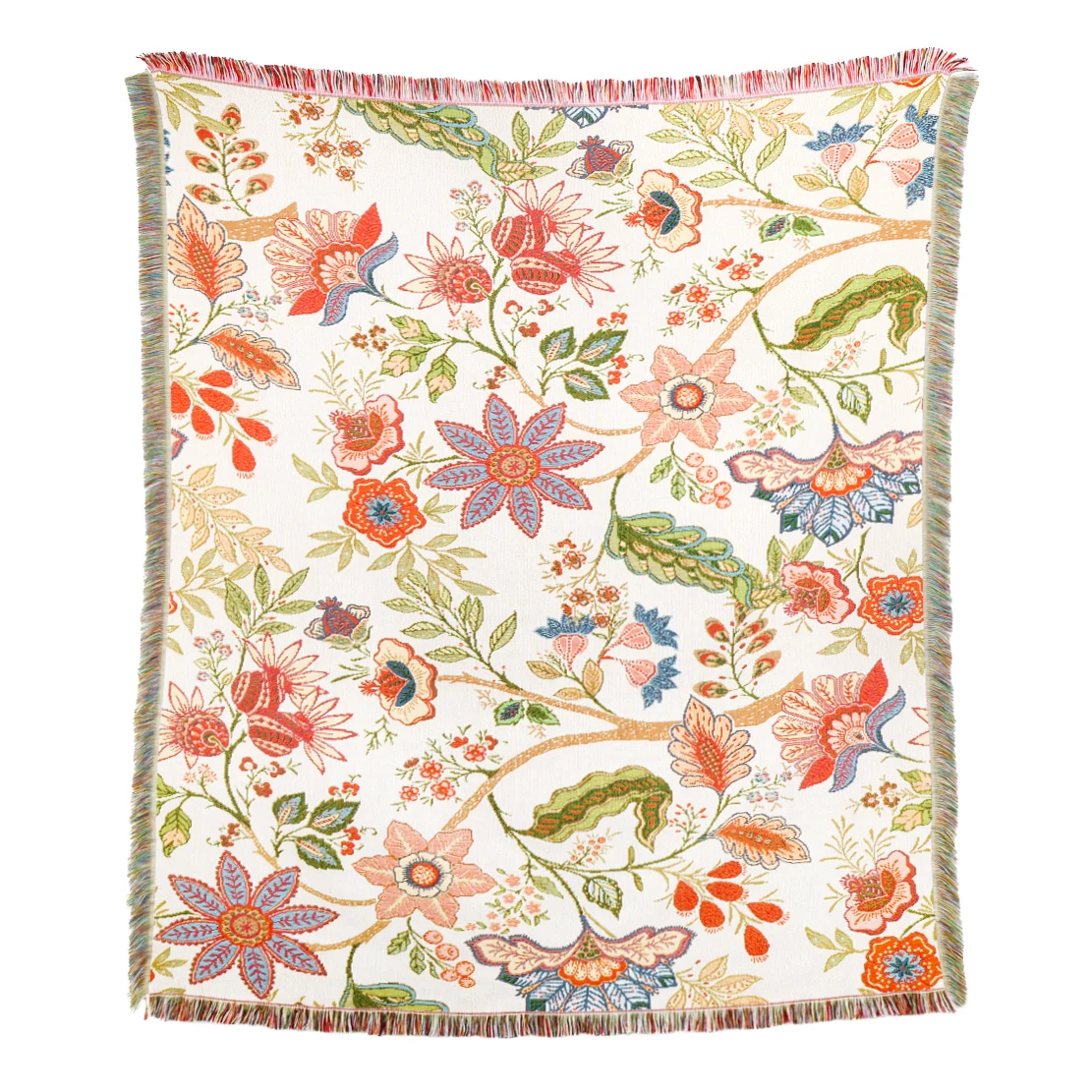 Custom Jacquard Woven Blanket Bohemian Tapestry with Animal and Cartoon Patterns for Room Cover Wholesale