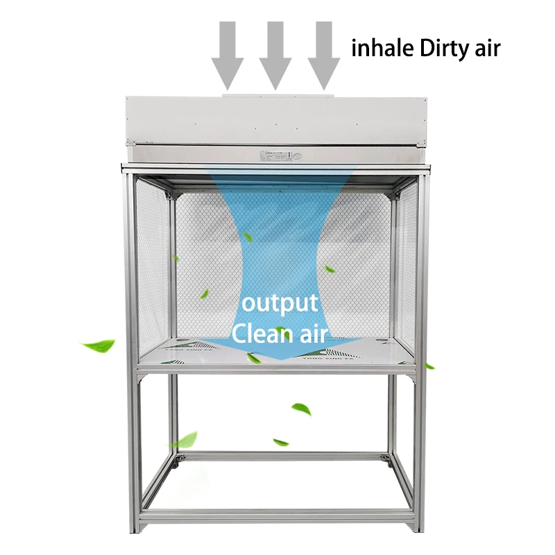 Integration Vertical Clean Bench Laminar Flow Hood For Tissue Culture