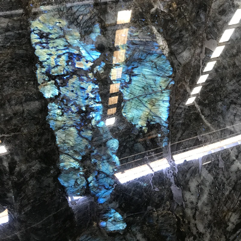 TMZ Бразильский натуральный гранит синий losa Blue Labradorite гранитная плита для роскошного обеденного