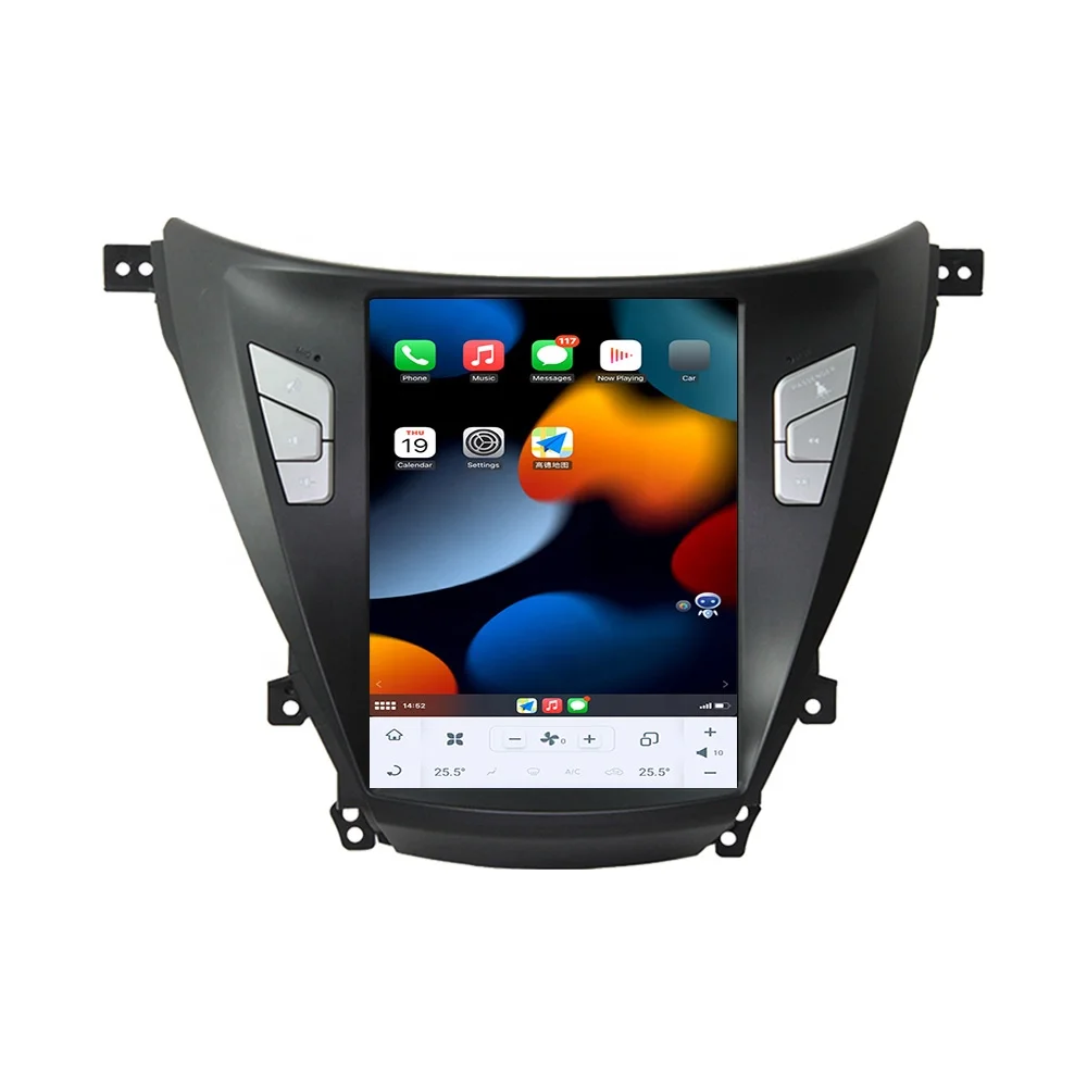 Android Radio Qualcomm Tesla Style Screen For Hyundai Elantra 2016-2018 GPS Navigation Auto Stereo Multimedia Player Headunit