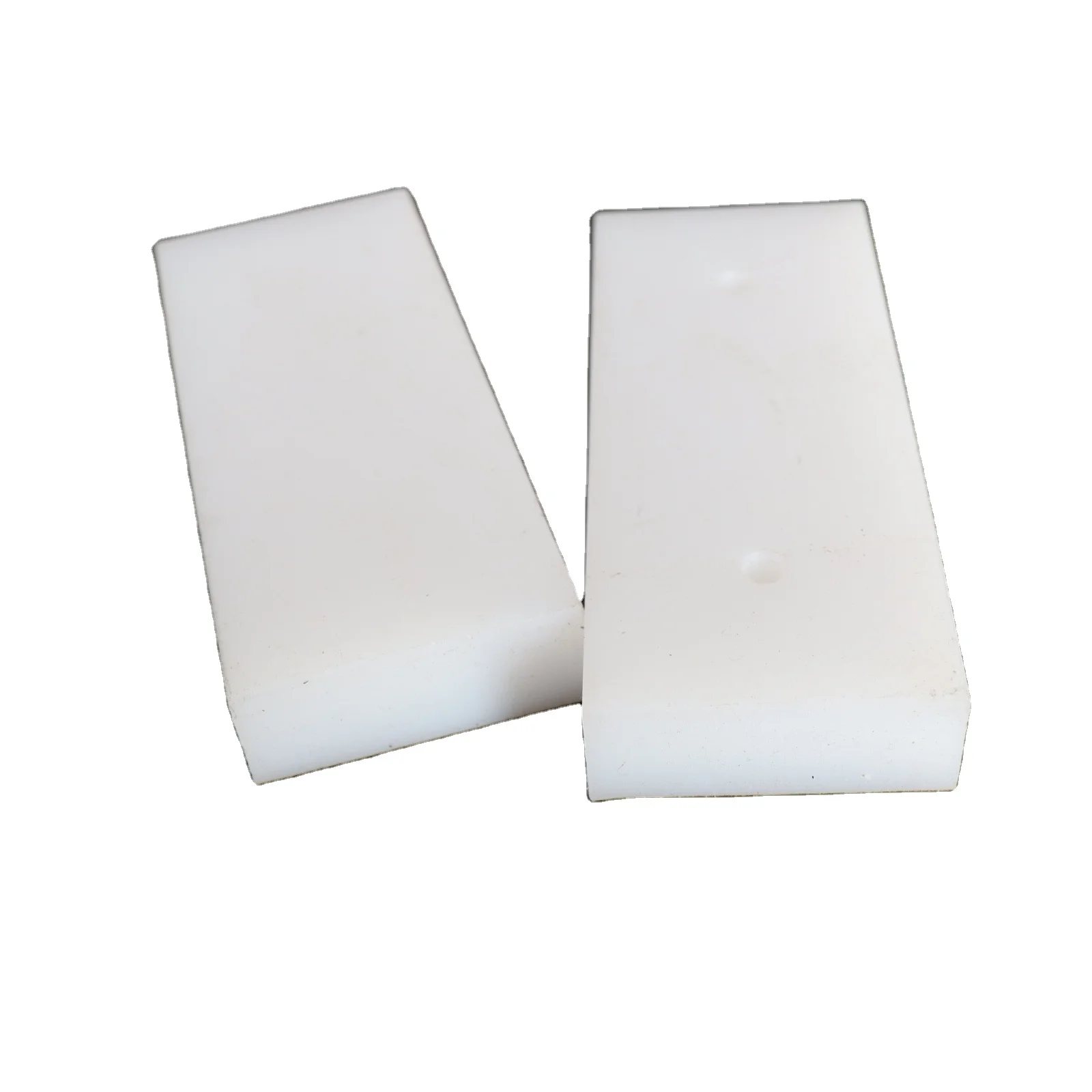 CNC customized plastic parts for machinery, turning white wear-resistant MC nylon parts, plastic blocks,