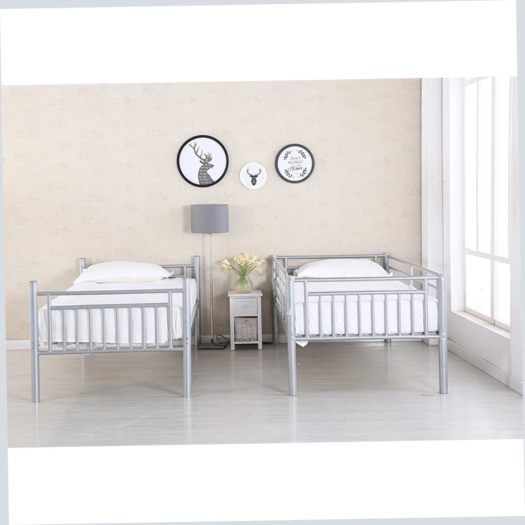 Bunk Bed Wood Double Decker White-color-bunk-beds-adult for Sale in Sharjah Second Hand Triple Beds Home Furniture Iron Modern