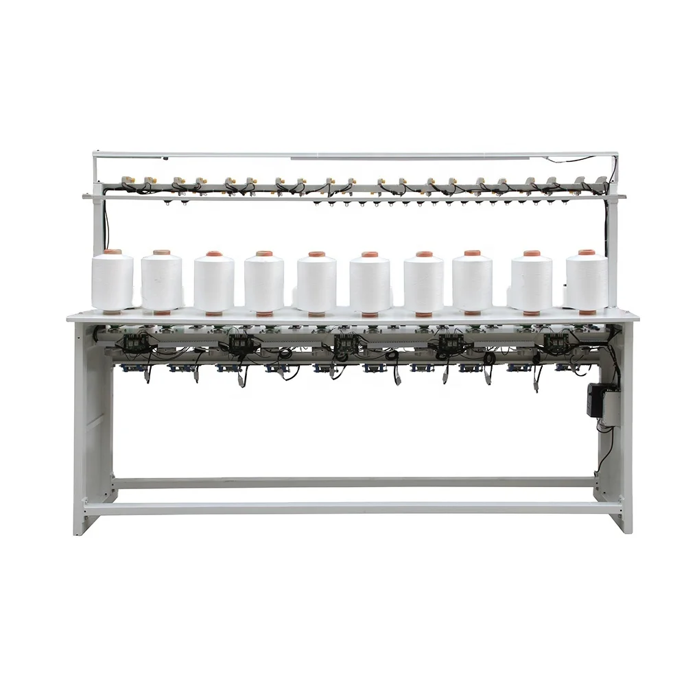 Good quality mask earloop knitting making machine mask earloop machine flat round elastic cord making machine