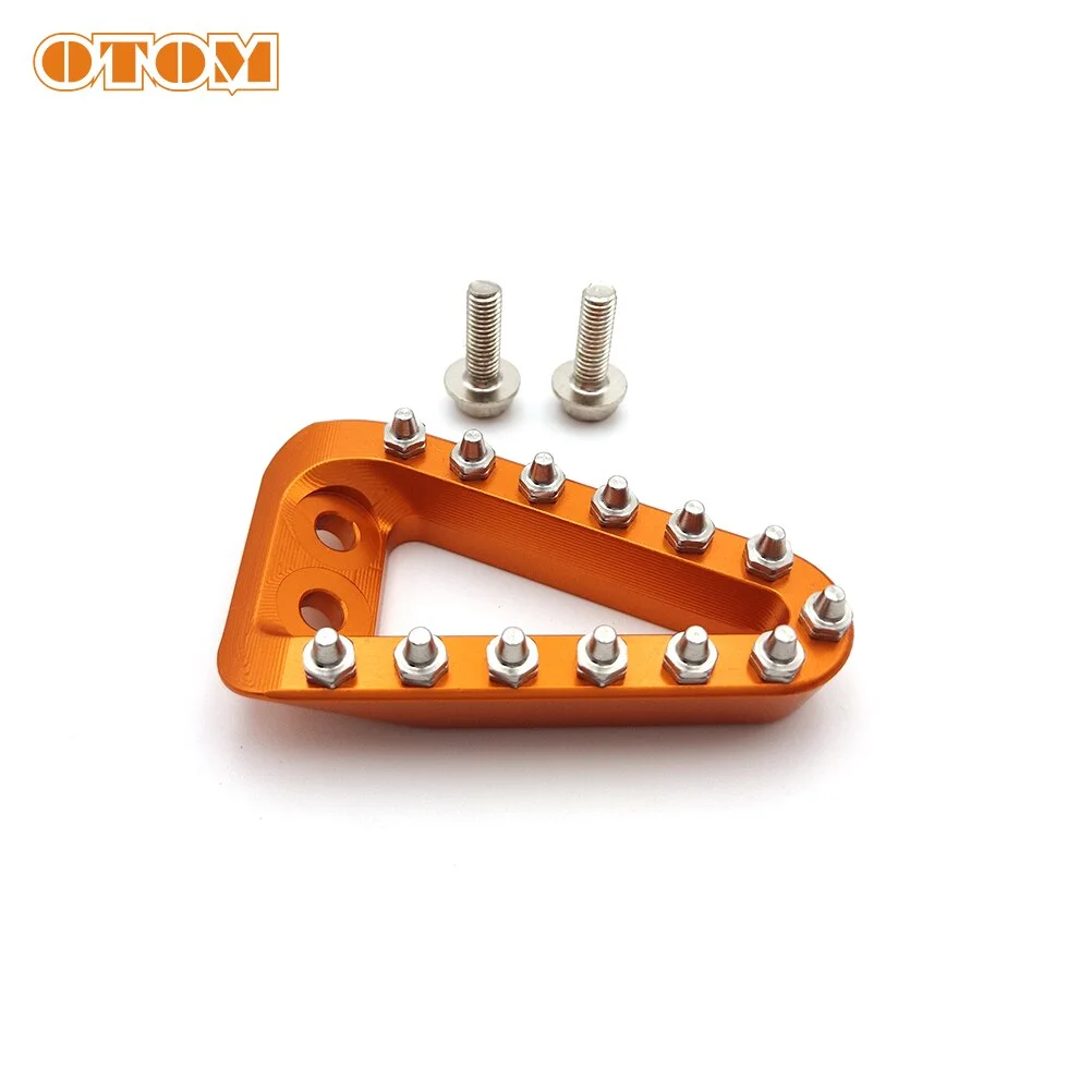 OTOM Motorcycle CNC Rear Brake Lever Step Pedal Plate For KTM EXC EXCF SX SXF XC XCF HUS QVARNA FC FE TC TX 125 250 350 450