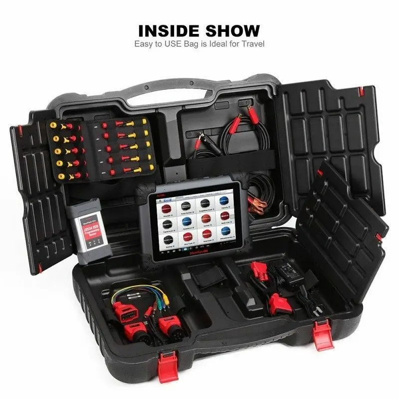 Autel MaxiSys MS908CV диагностический сканирующий инструмент для тяжелых грузовиков и коммерческих автомобилей с кодированием программой J2534 ECU