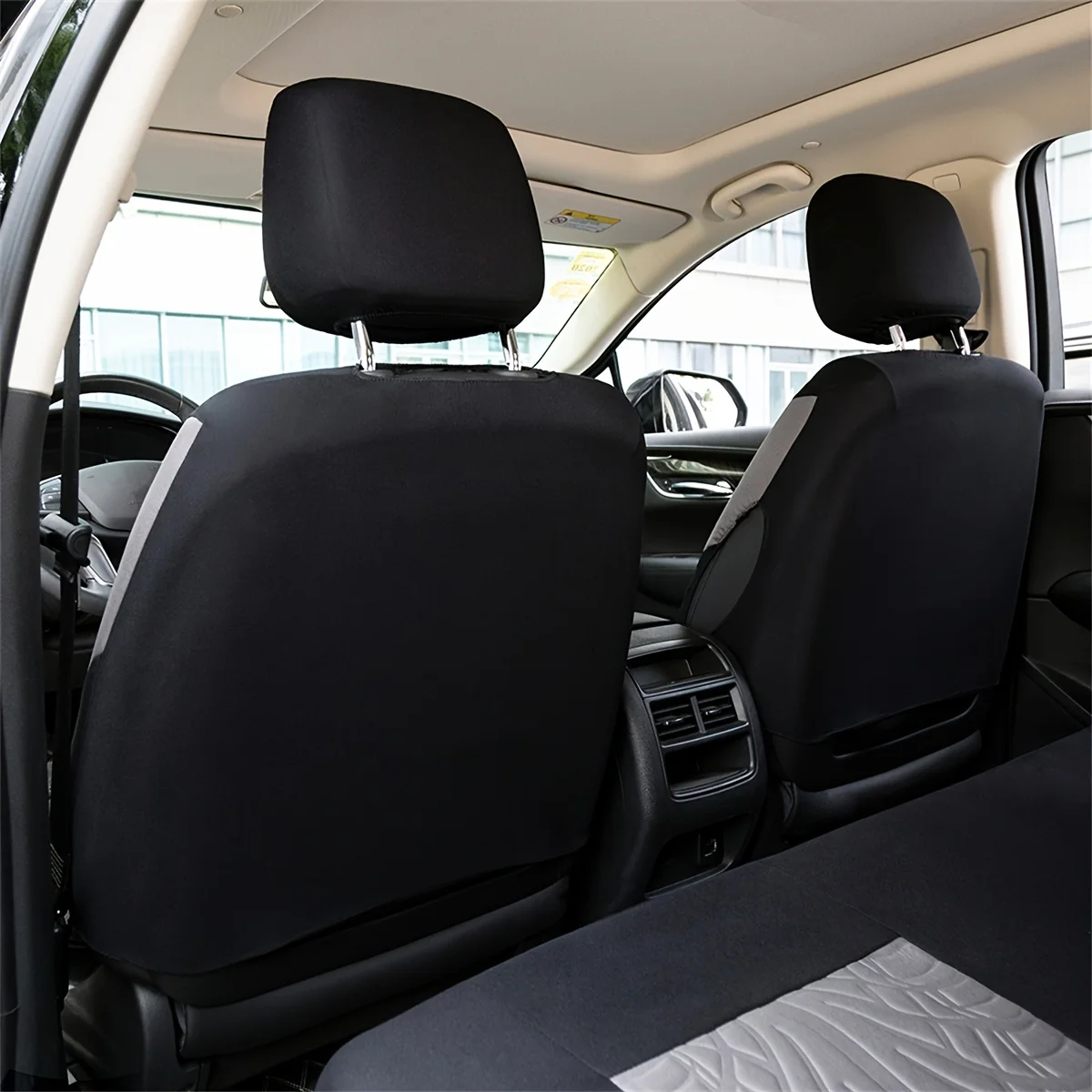 Car Seat Cover Full Set Universal Butterfly Pattern Tire Shape Auto Cover Airbag Safe Truck Van SUV Seat Protector Accessories