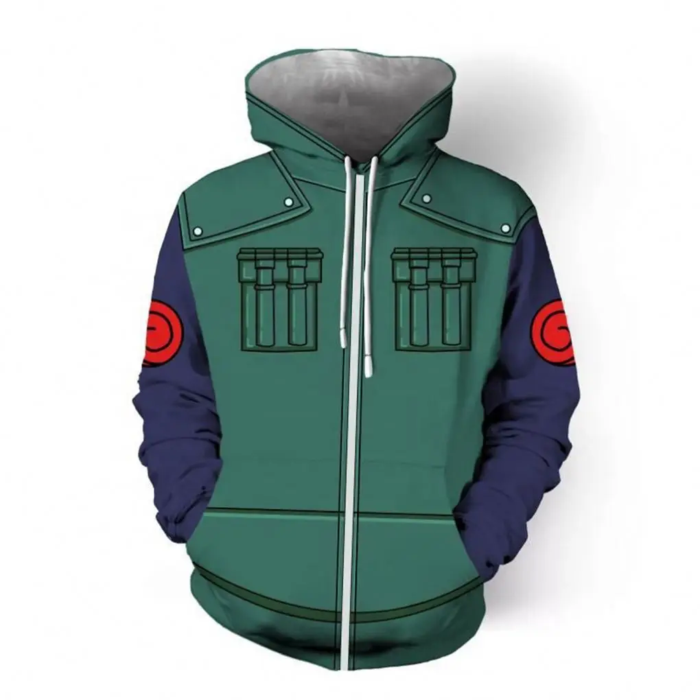 5XL Hot Sale 3D Digital Print Hooded Anime Costumes Long Sleeve Pullover Streetwear Loose Zipper Cosplay Peripheral Hoodies