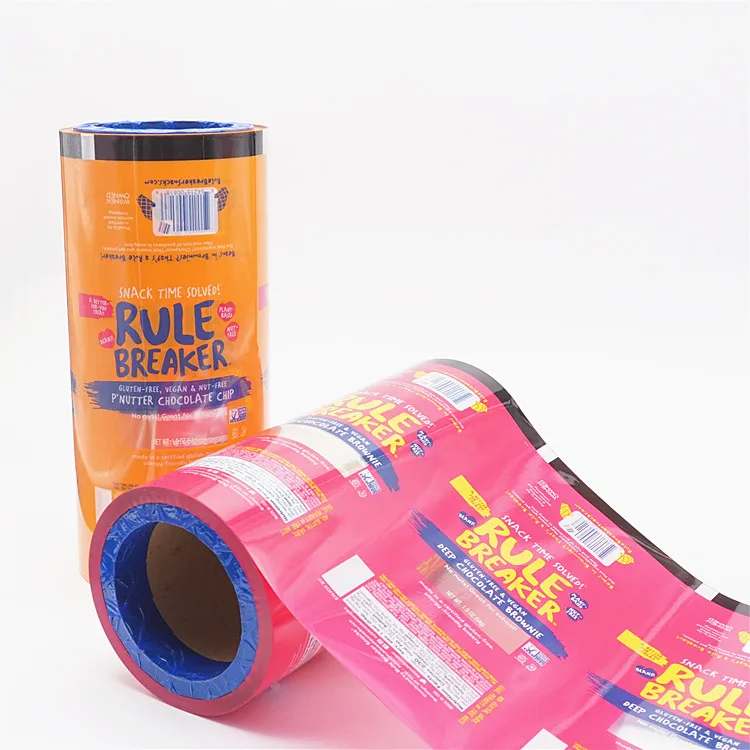 Food packing metalized food grade aluminium  packaging laminating roll film