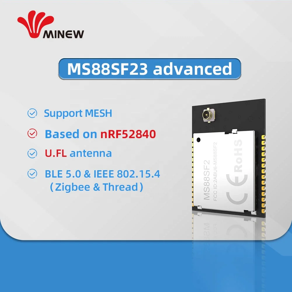 NRF52840 BLE 5 0 Модуль управления Zigbee дальнего действия для умного