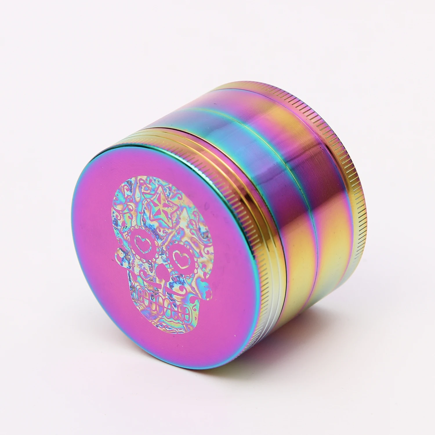 Portable Iridescence 4 Layer Herb Grinder