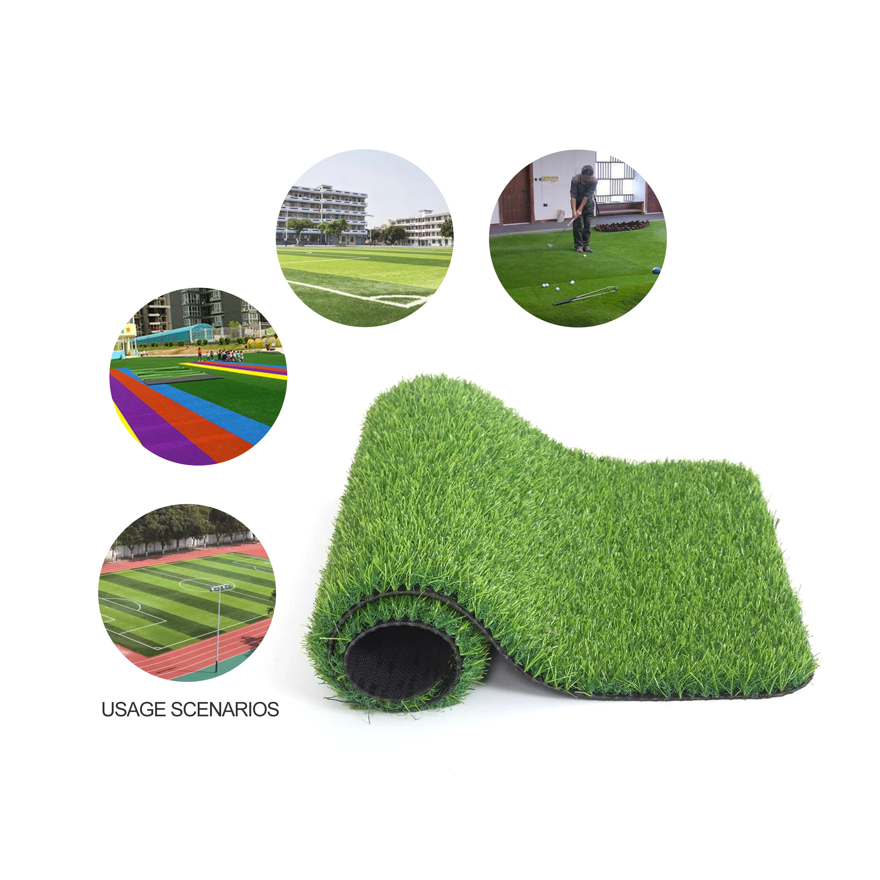 Outdoor Sports 40 MM High Density Outdoor Landscaping Artificial Grass & Sports Flooring
