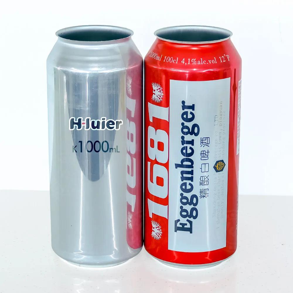 Customized 1000ml 1L 1 Liter 100cc Soda Juice Blank Large Aluminium Beer Beverage Energy Drink Metal Can