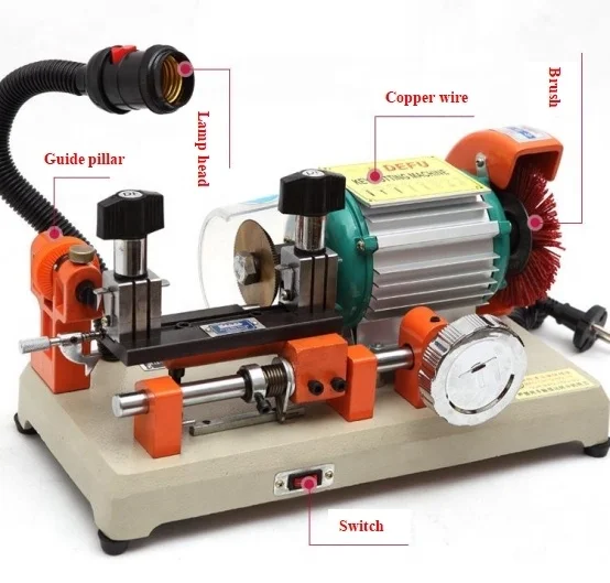 Factory supply 2AS key machine with fine -tuning 220V key cutting machine