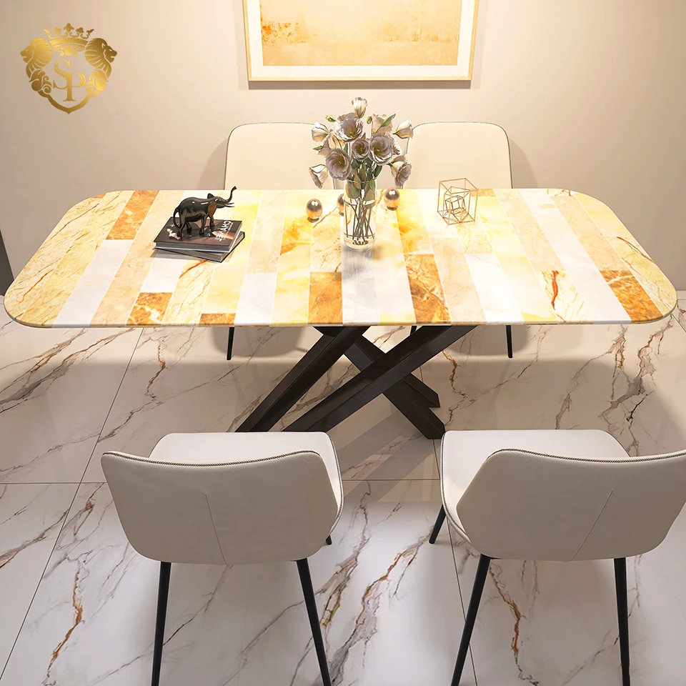 Tables for restaurants cafe pinstripe rectangle dining room table restaurant wooden luxury dining table set italian