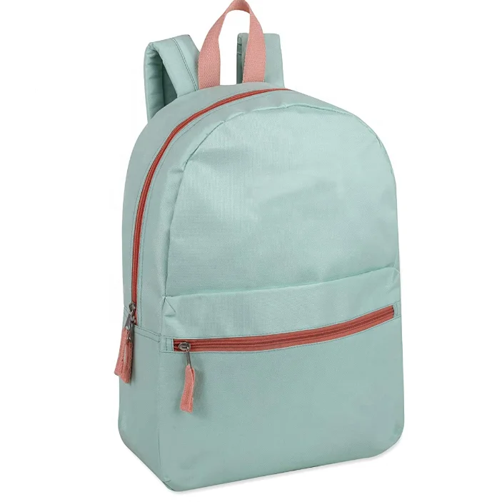 Wholesale Girls Backpack with Logo Pattern PVC Lining and Zipper Closure Waterproof Travel School Bag with Soft Handle Strap