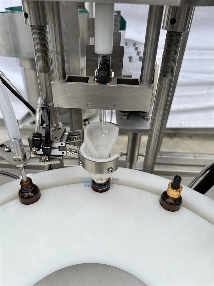 WB-Y2 Automatic 10-100ml Essential oil drop glass dropper nail polish car perfume Filling Machine