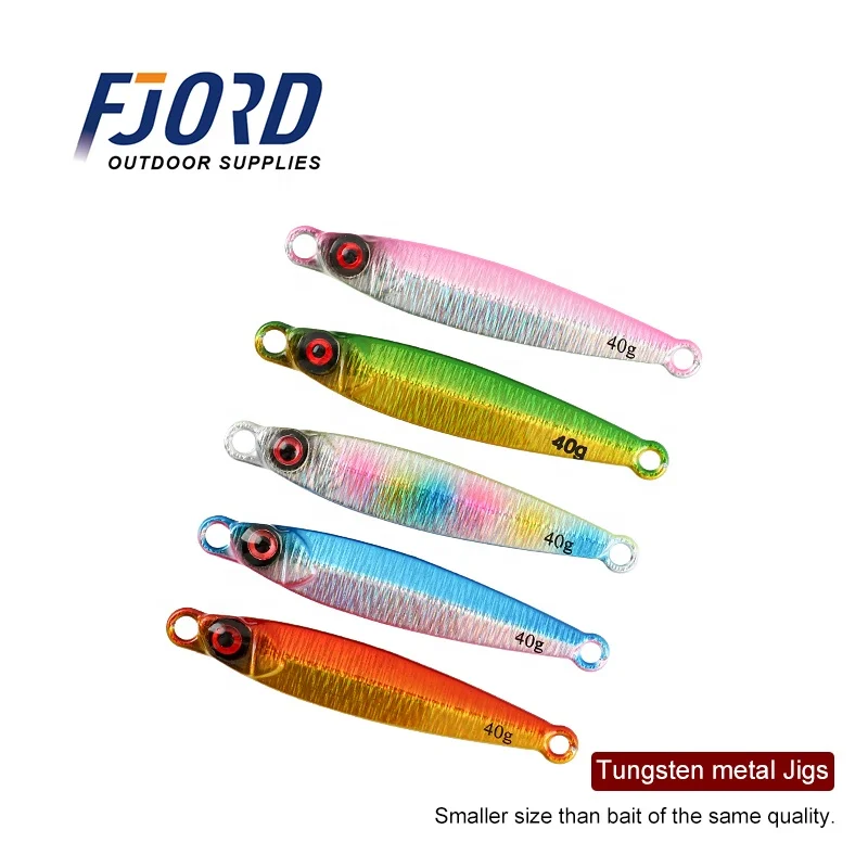 FJORD  Tungsten Jig Manufacturers 10G 20G 30G 40G 60G80G 100G 120G Cheap Tungsten Ice Fishing Jigs