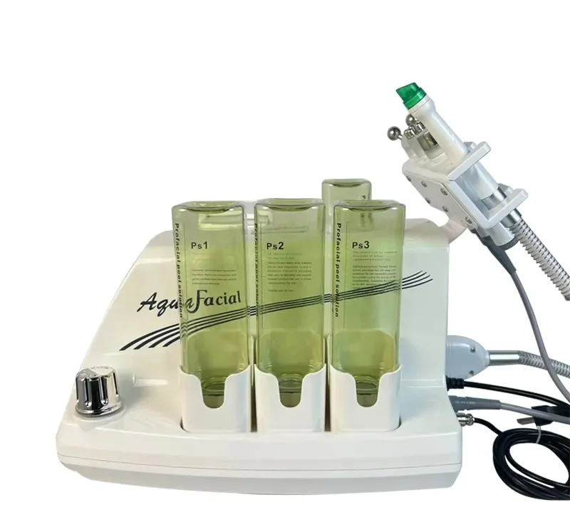 Multifunctional 4 in 1 Microdermabrasion Oxygen Jet Facial Machine Portable Ultrasonic Aqua Peeling Dermabrasion Facial Machine