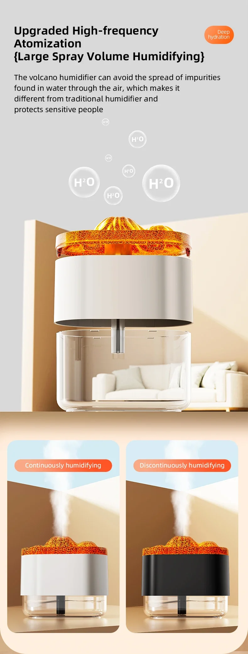 Новый мини портативный домашний увлажнитель воздуха диффузор ароматическое эфирное масло умные увлажнители