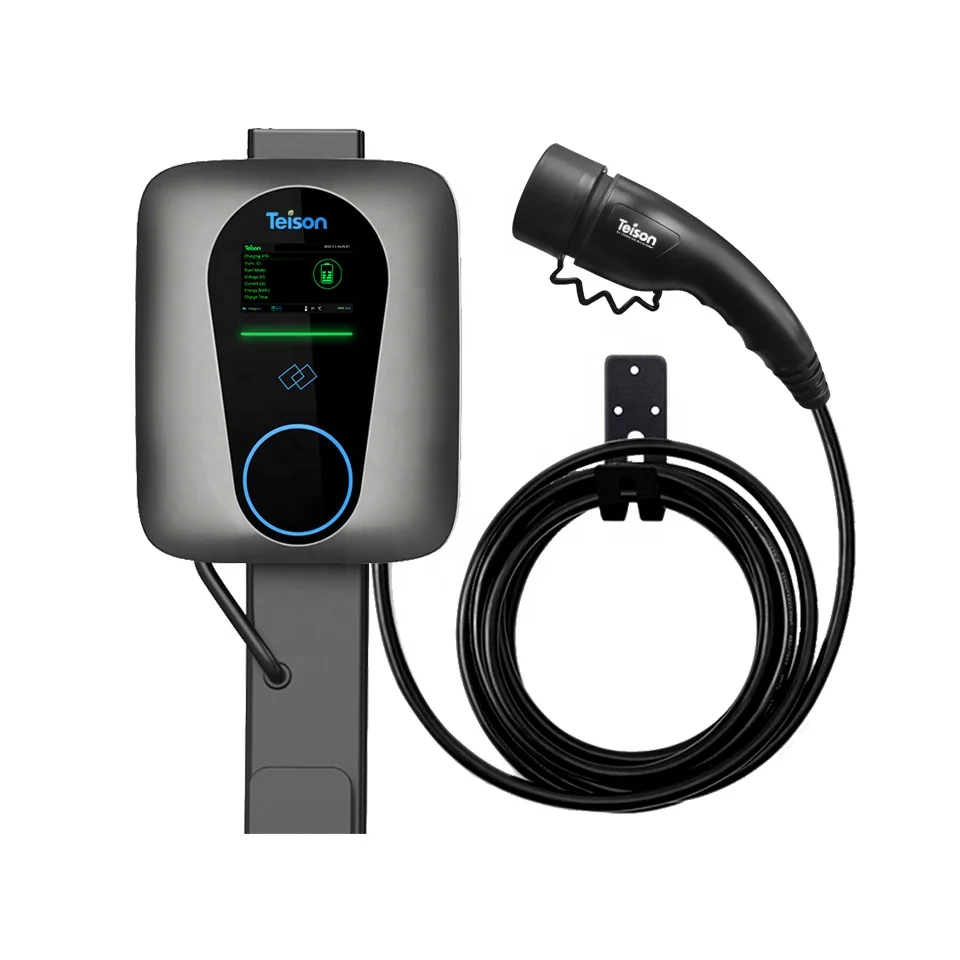 Teison CE certified 22KW wallbox 32A type 2 plug IEC 62196 ac ev charger smart OCPP 1.6J wallbox station
