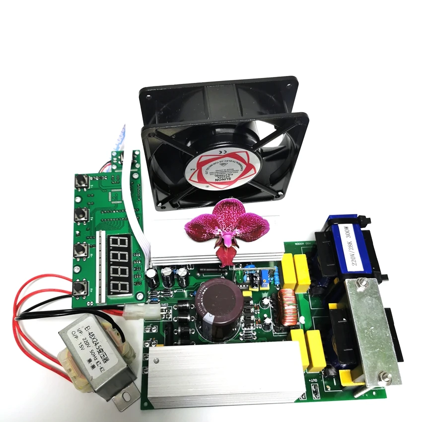 300w 40khz Piezoelectric Ultrasonic Cavitation Generator PCB Board