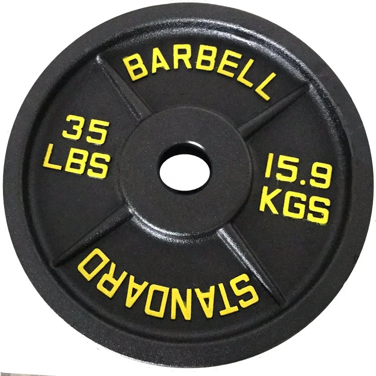 2019 High quality  Popular Sale Cast Iron Barbell Weight Plate