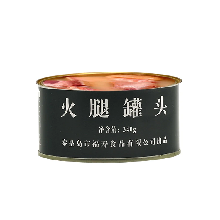 
 Ready to Eat Meat Canned Food High Quality 340g Canned Stewed Pork Leg Canned Ham  
