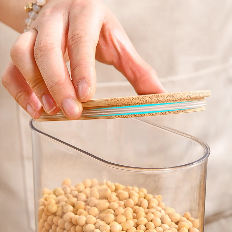 2024 New multigrain storage tank Plastic storage box for dried fruit and tea Sealed grain container