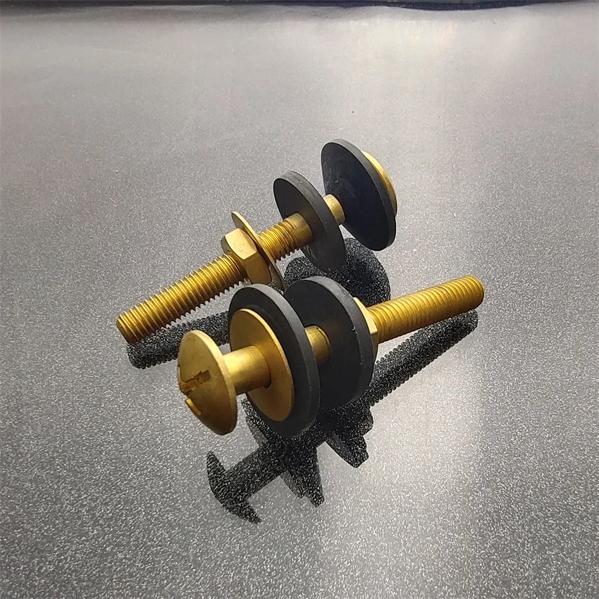 Brass Toilet Tank Bolts and Washers Heavy Duty Toilet Tank Repair Kit Toilet Seat hinge bolt
