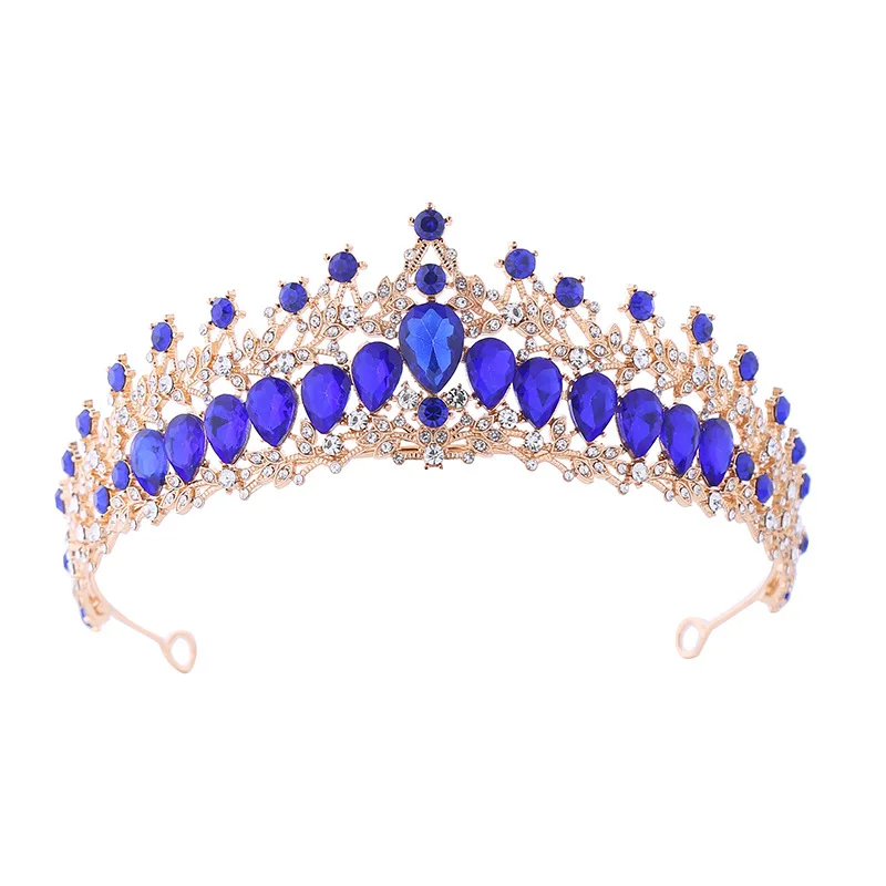 Wedding Tiara for Bride Bridal Princess Crown for Girls Pageant Tiara Headband Rhinestone Prom Party Crowns