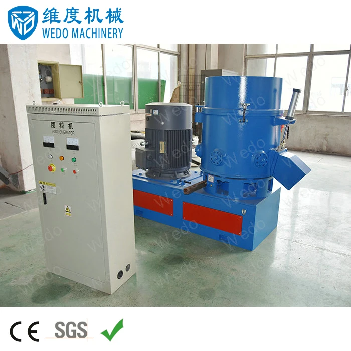 Wedo Machinery China Manufacturer Professional Service Wasted Bag Buy Used Densifer Plastic Agglomerator Machine